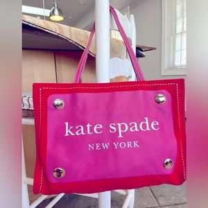 Kate Spade Canvas Tote/Shoulder Bag